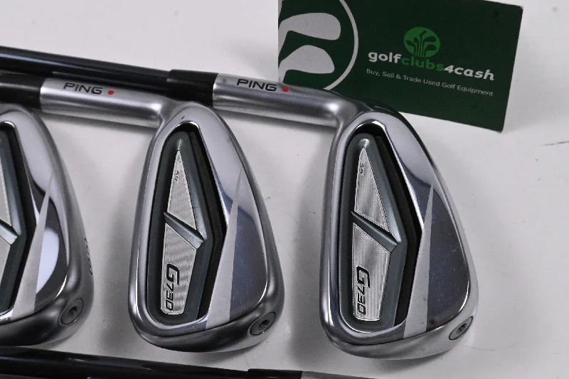 Left Hand Ping G730 Irons / 6-PW+GW / Red Dot / Regular Flex UST Recoil DART 75