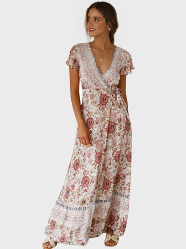 Vacation Print Summer Dress