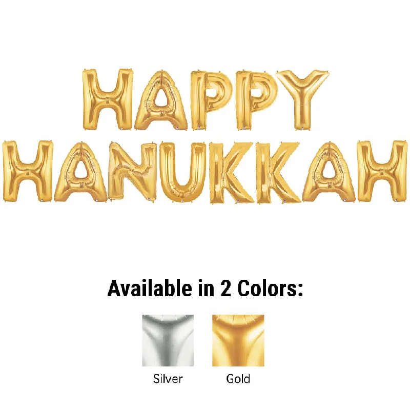 40 inch HAPPY HANUKKAH - MEGALOON LETTERS KIT