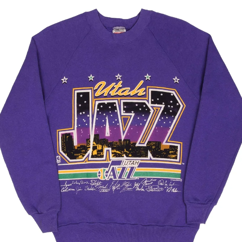 VINTAGE NBA UTAH JAZZ SWEATSHIRT 1990S SIZE MEDIUM MADE IN USA