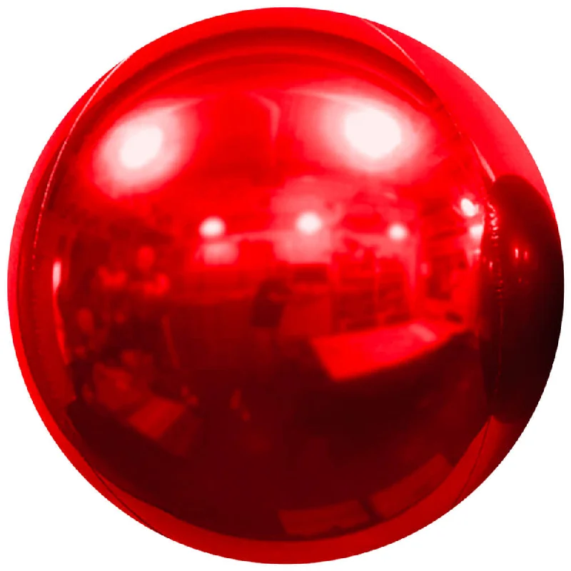 32 inch MIRROR SPHERE - RED