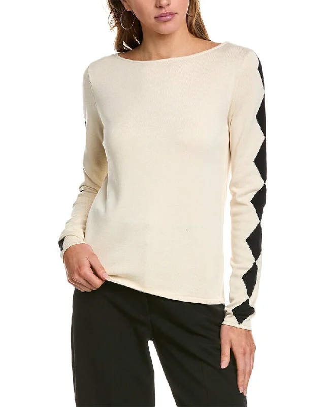 St. John Intarsia Sweater