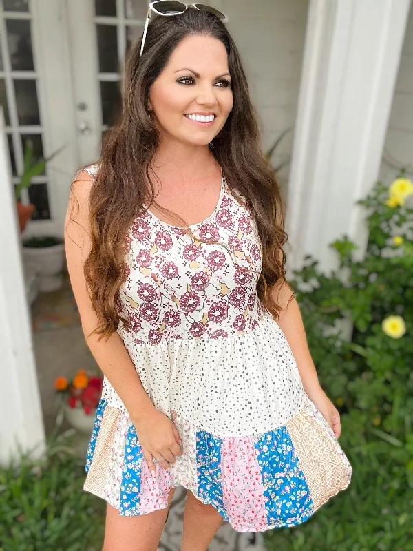 Fun time boho tunic dress