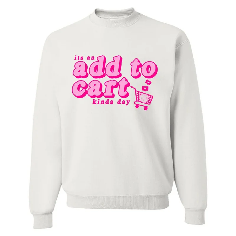 Monogrammed 'Add To Cart' Crewneck Sweatshirt