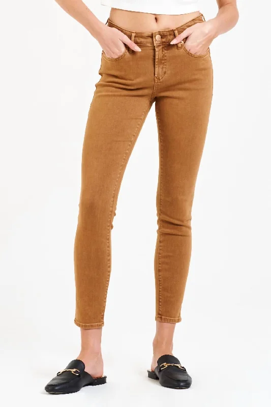 Gisele Skinny Jean In Butterscotch