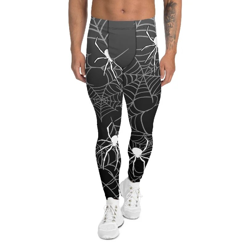 Halloween Spiderwebs Men's Leggings