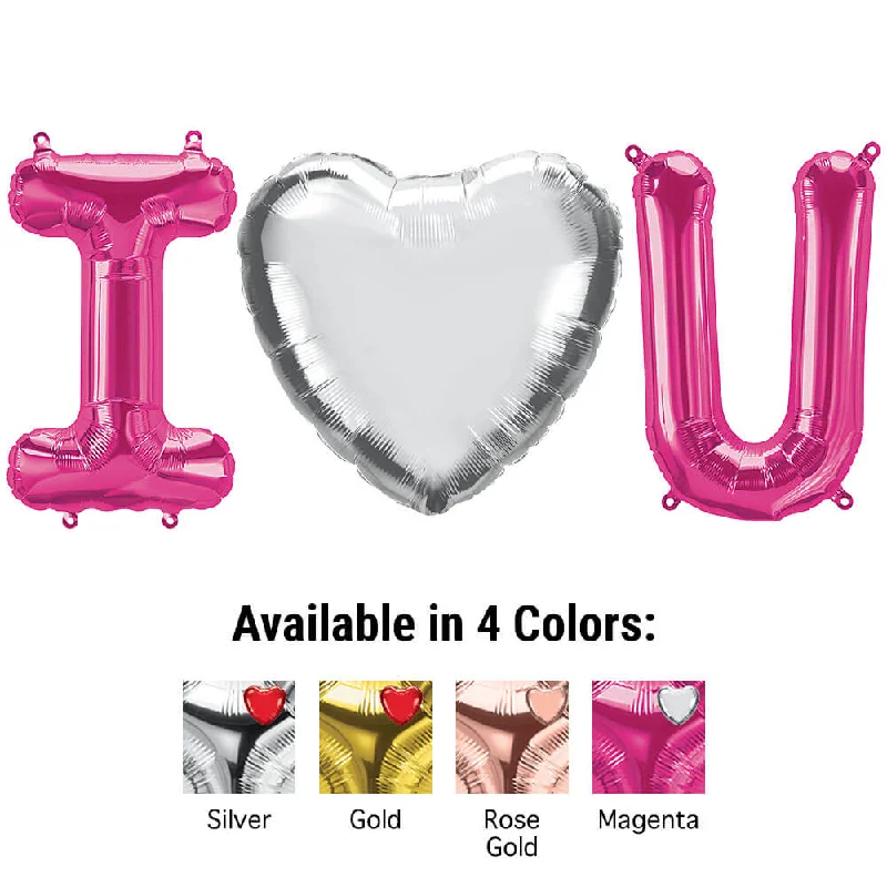 16 inch I (HEART) U - NORTHSTAR LETTERS KIT (AIR-FILL ONLY)