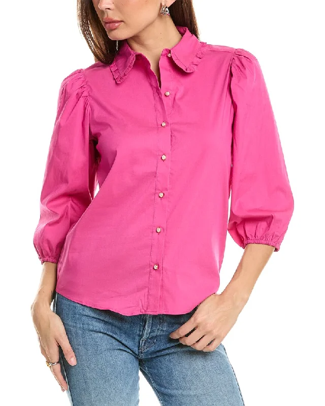 Nanette Nanette Lepore Puff Sleeve Shirt