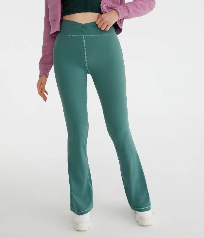 Aeropostale Flare Air Soft High-Rise Cinch Leggings