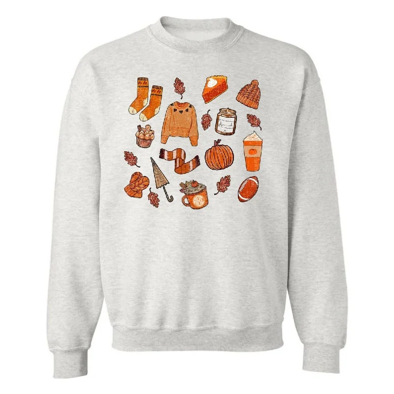 Monogrammed 'Cozy Fall' Crewneck Sweatshirt