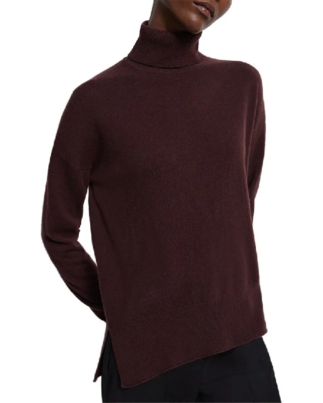 Theory Cashmere & Wool-Blend Karenia Turtleneck Sweater