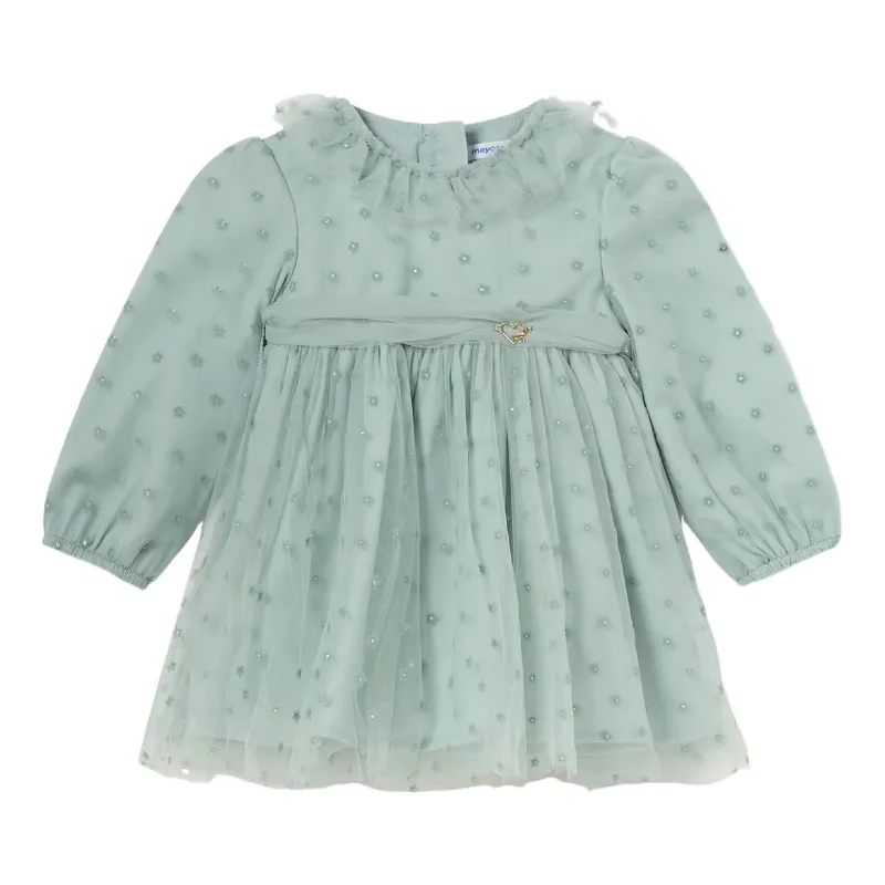 Green Jade Daisy Smocked Dress