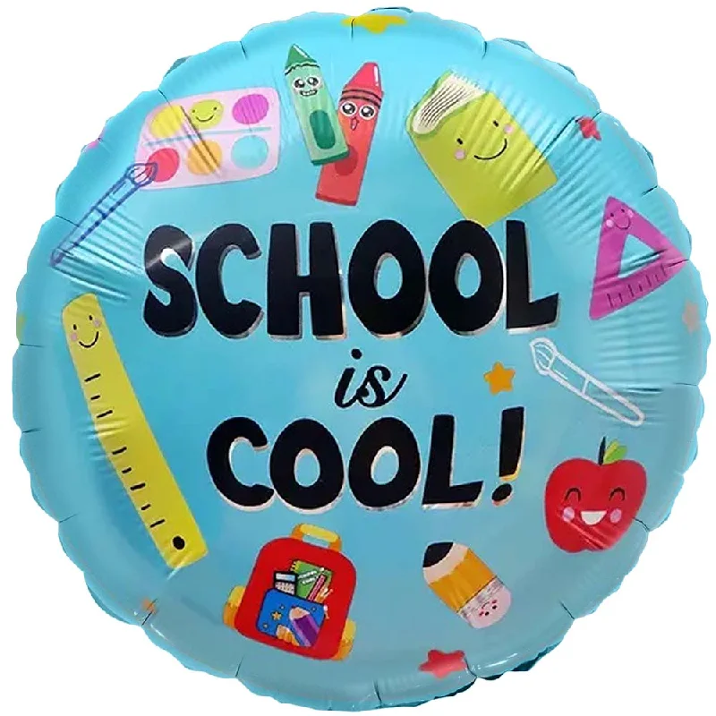 19 inch SCHOOL IS COOL! - BLUE