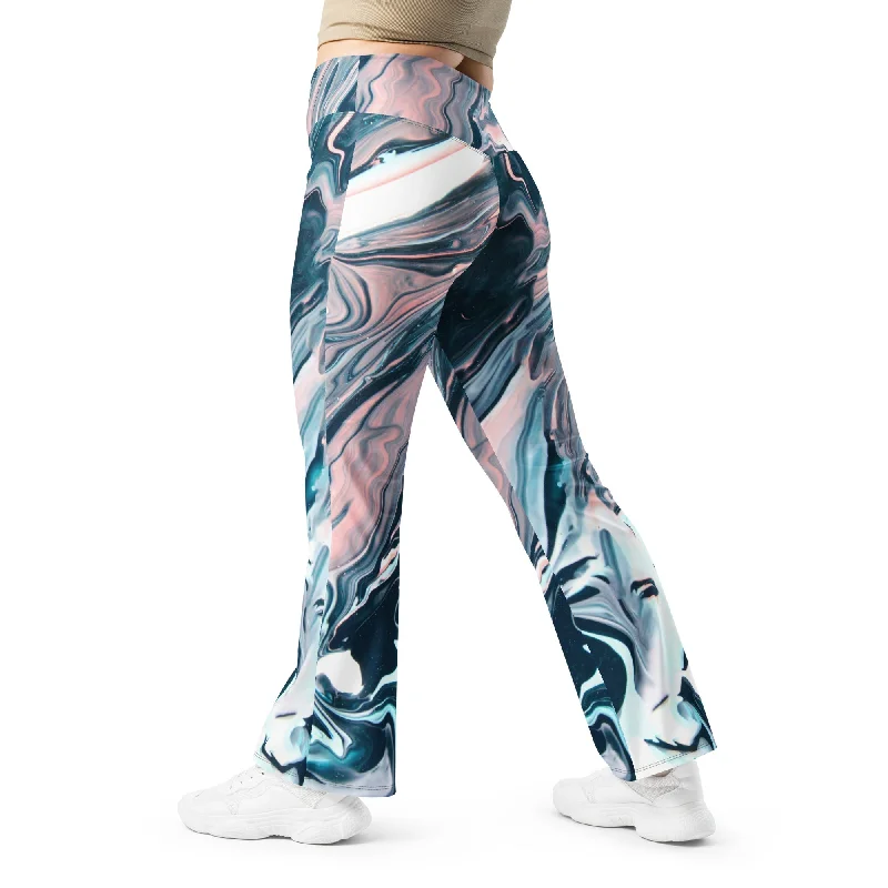 Dreamy Marble Flare Leggings