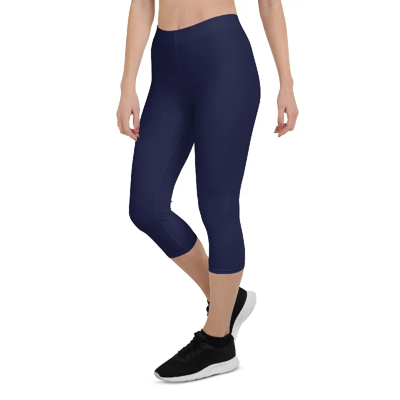 Navy Blue Capris