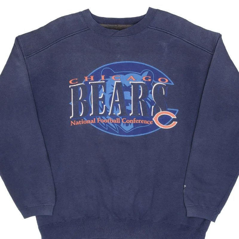 VINTAGE NFL CHICAGO BEARS STARTER BLUE SWEATSHIRT 1990S SIZE LARGE