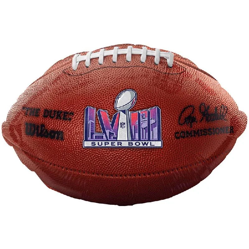 17 inch 2024 SUPER BOWL 58 LVIII NFL LOGO FOOTBALL