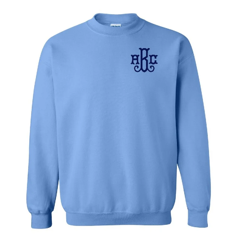 Monogrammed Team Color Crewneck