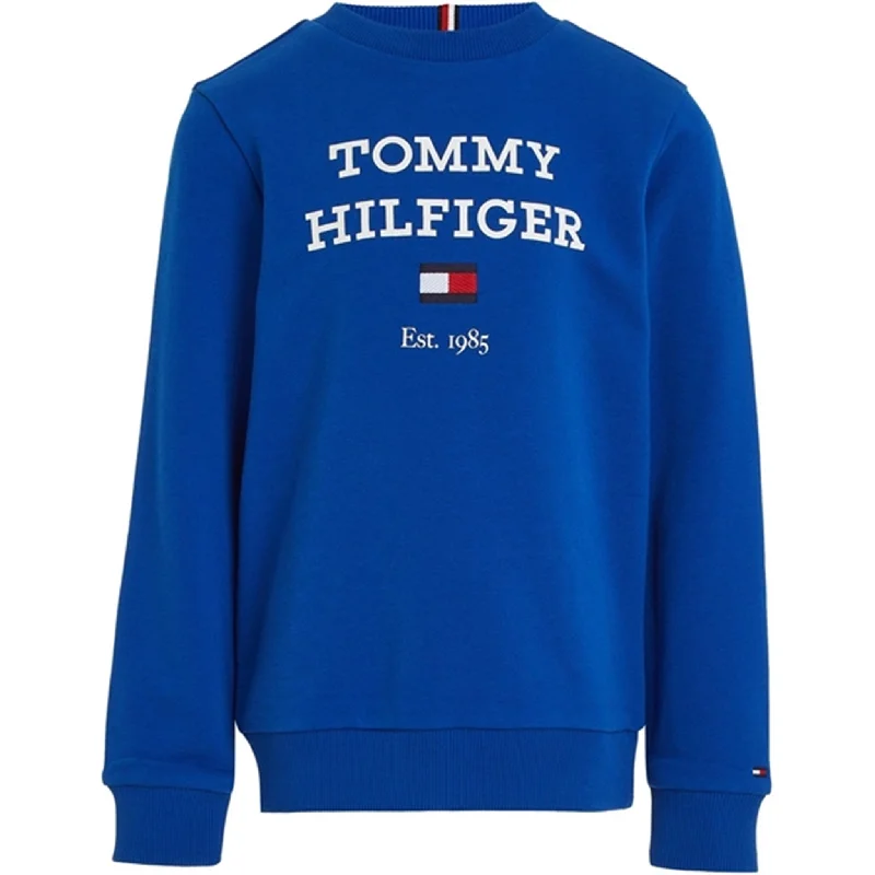 Tommy Hilfiger Th Logo Sweatshirt Ultra Blue