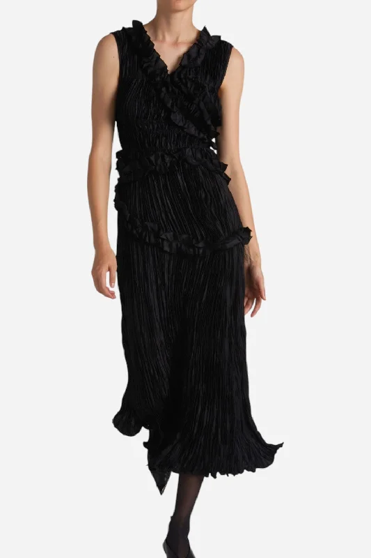 Saint Art Willa Maxi Dress in Black