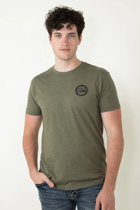 Troll Co Haggler T-Shirt for Men in Military Green | TC0740-MILITARYGRN