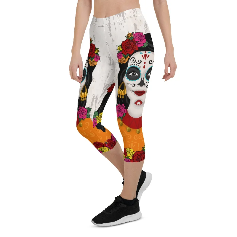 Day of the Dead Vibes Capris