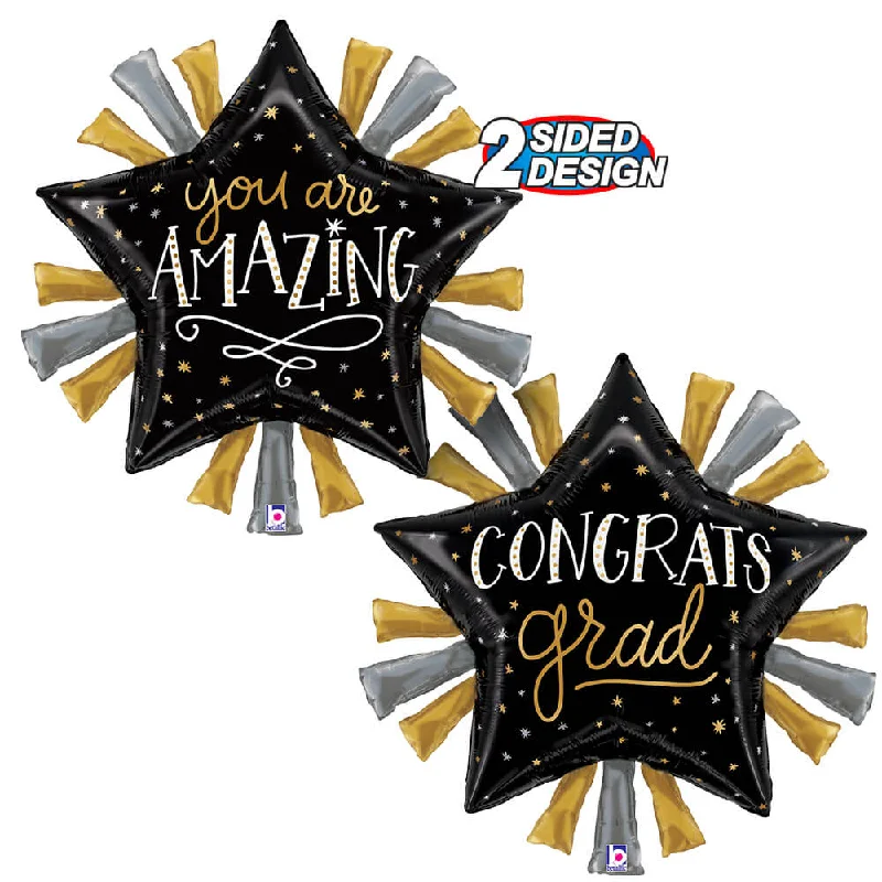 30 inch SATIN METALLIC GRAD STAR