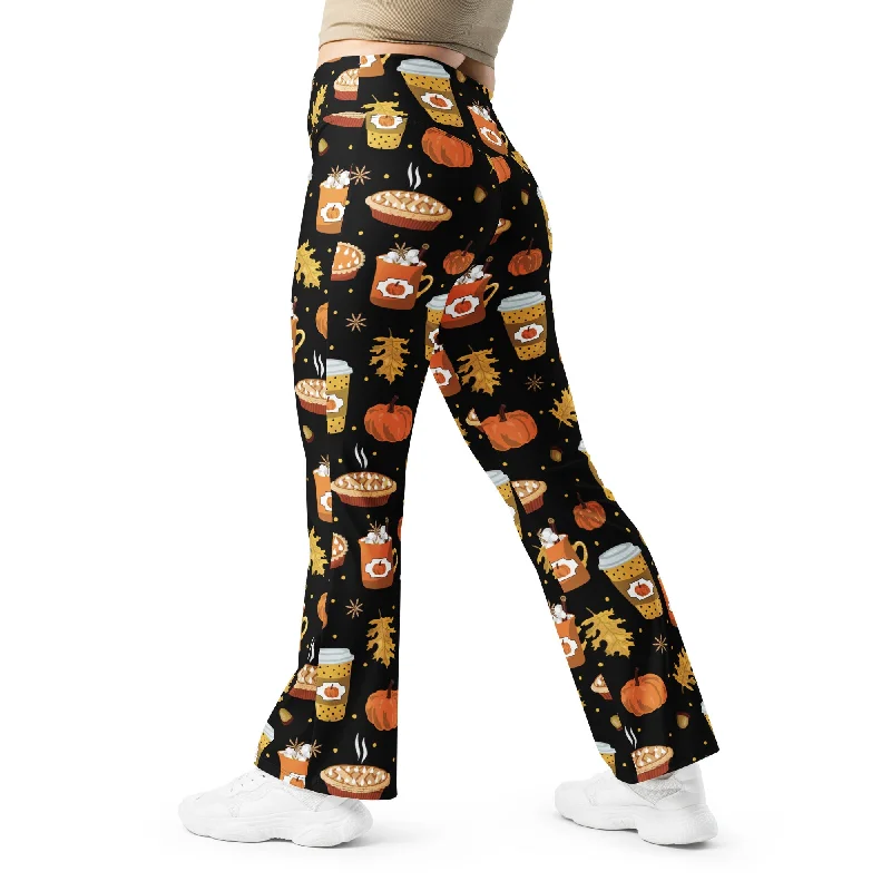 Pumpkin Season Flare Leggings