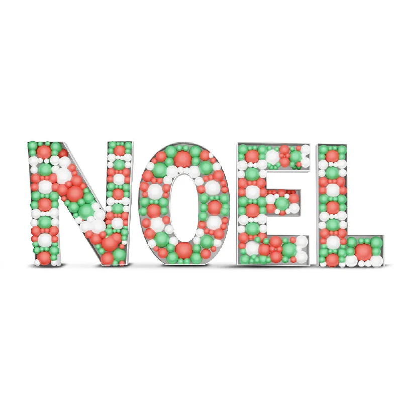 39 inch NOEL - MOSAIC FRAME LETTER KIT