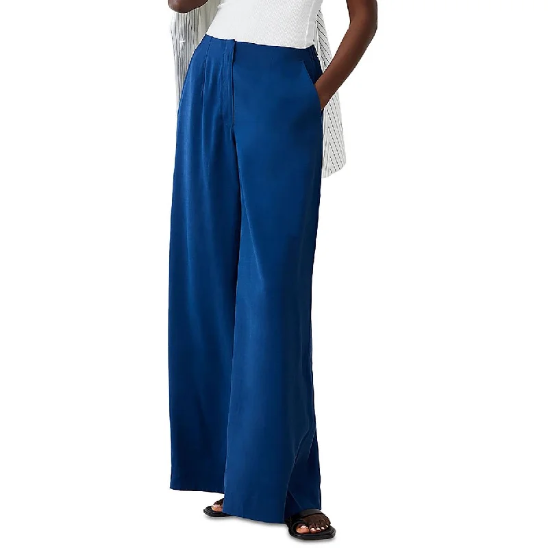 Womens Wide leg High Rise Wide Leg Pants