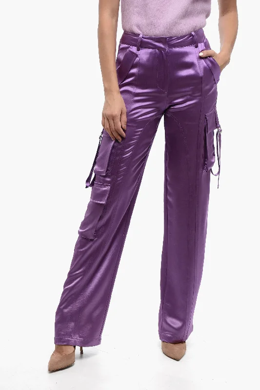 Retrofete Satin Andre' Cargo Pants