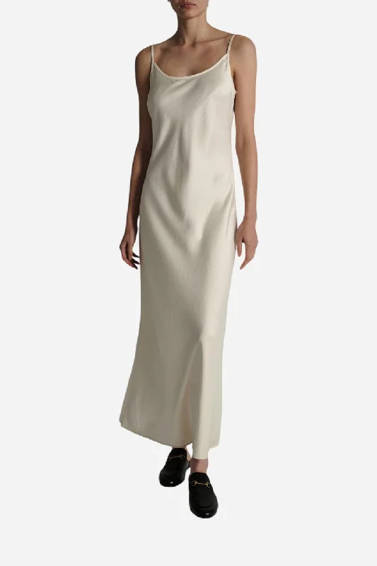 Saint Art Haley Slip Dress Ivory