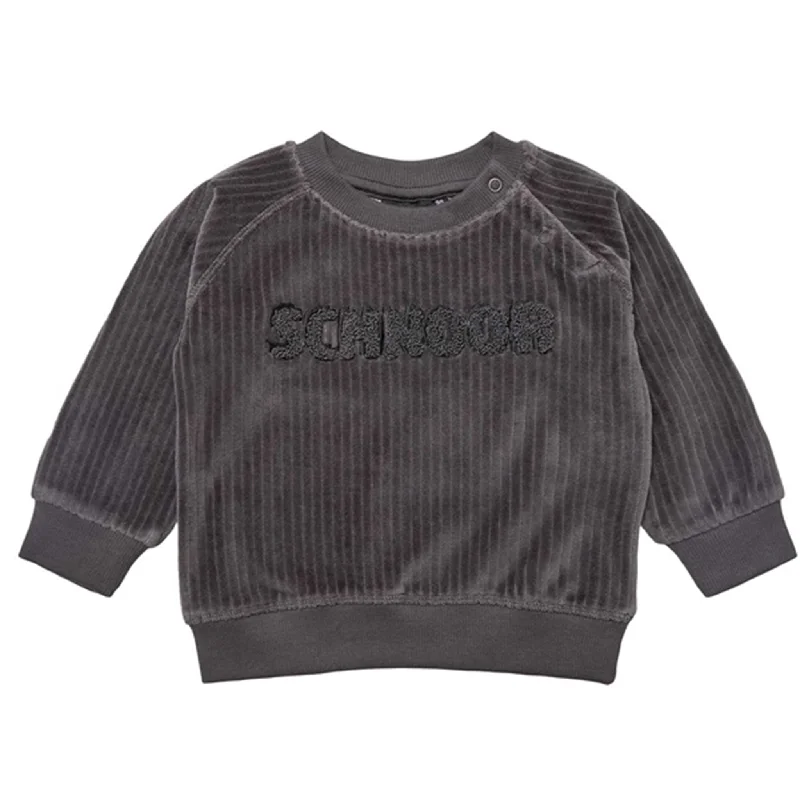 Sofie Schnoor Dark Grey Melange Alfed Sweatshirt