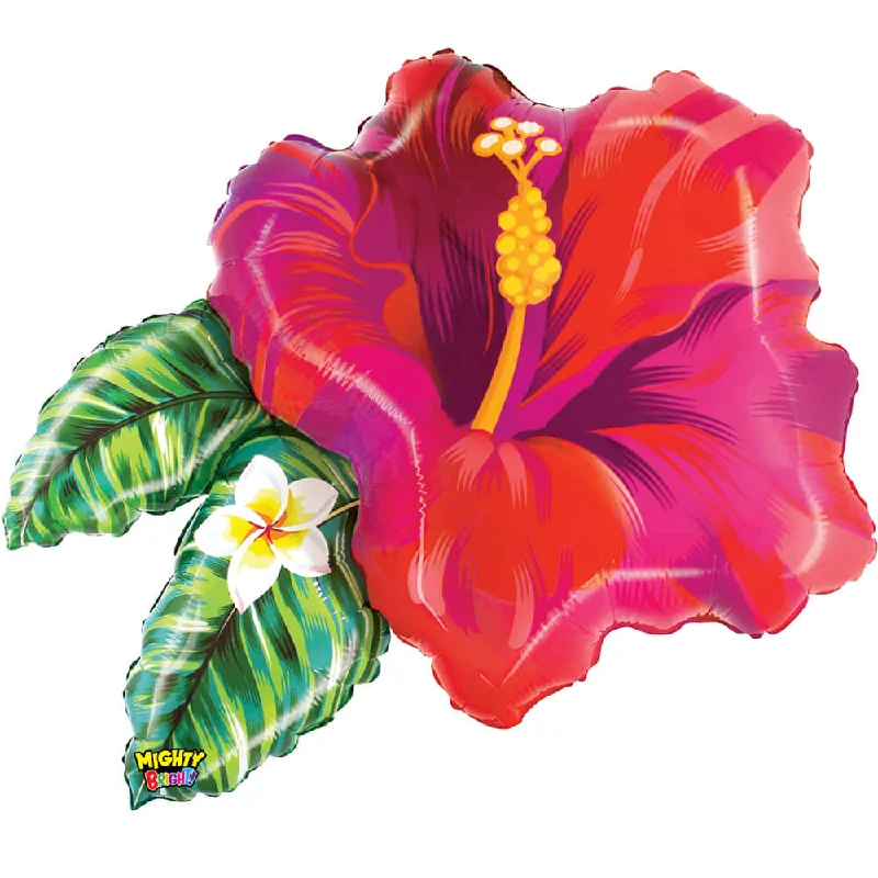 30 inch TROPICAL FLOWER - RED