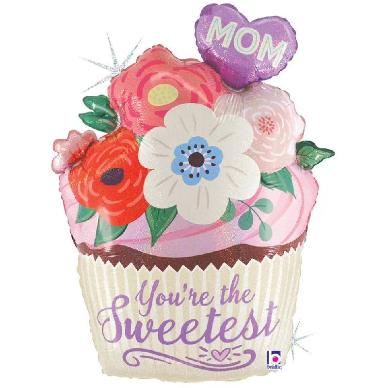 24 inch FLORAL MOM CUPCAKE