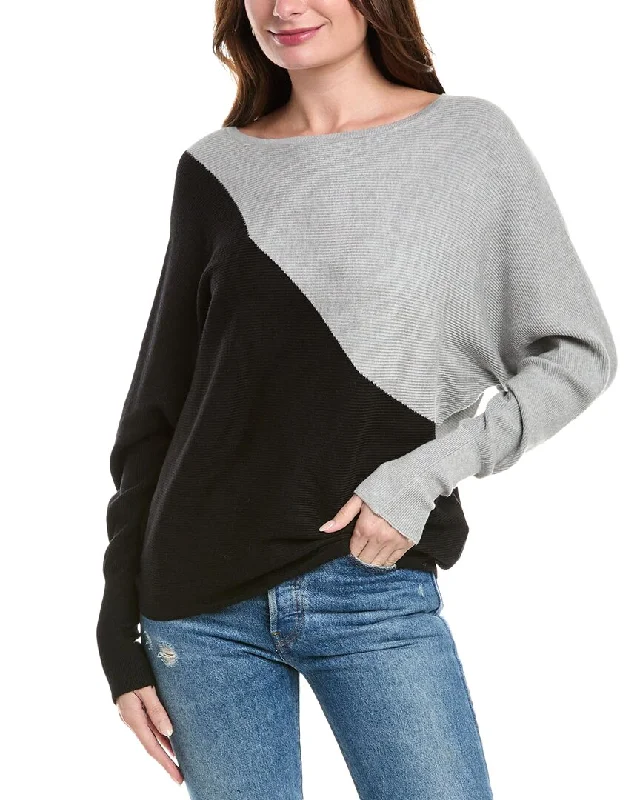 T Tahari Boatneck Top