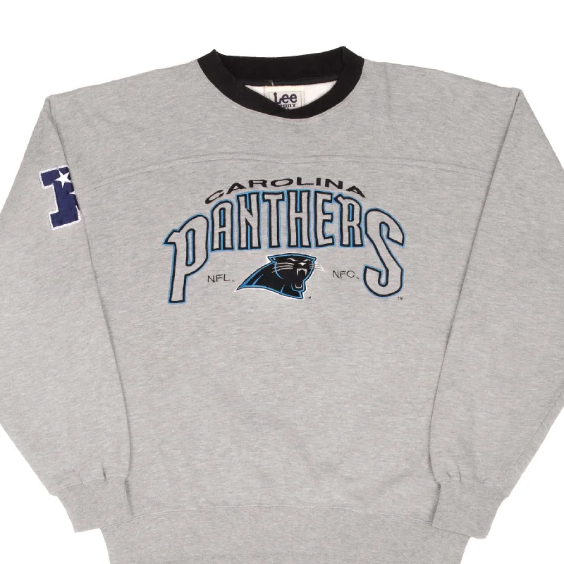 VINTAGE NFL CAROLINA PANTHERS 1990S GREY SWEATSHIRT SIZE MEDIUM