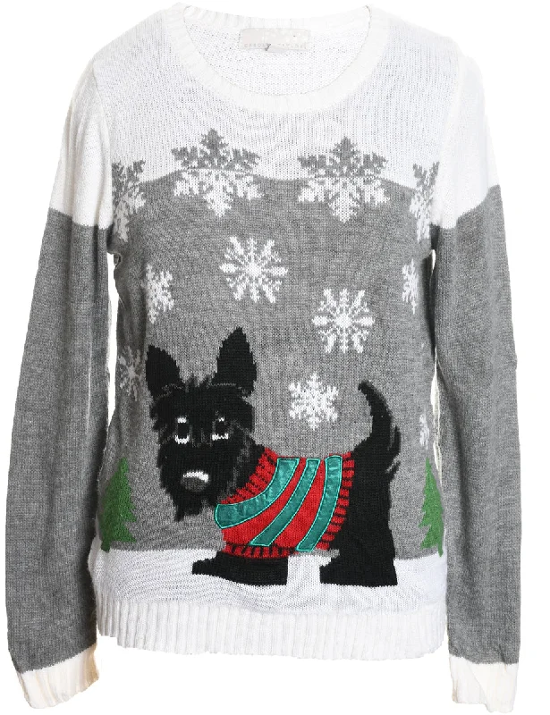 Animal Design Christmas Jumper - L