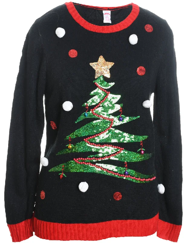 Christmas Tree Design Jumper - M