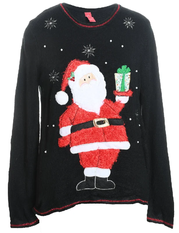 Santa Claus Christmas Jumper - M