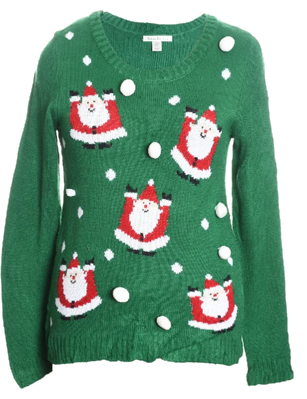 Santa Claus Christmas Jumper - S