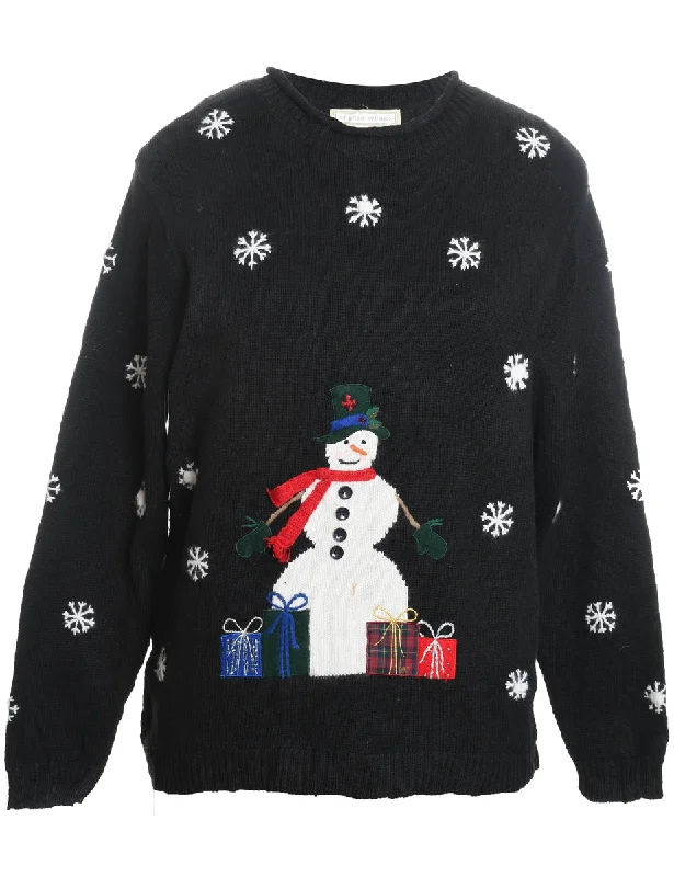 Snowman Christmas Jumper - M