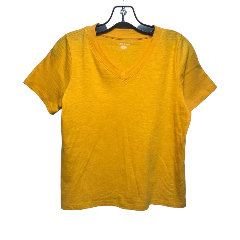 Organic Cotton Hazy Slub V-Neck Tee By Eileen Fisher  Size: Xxs