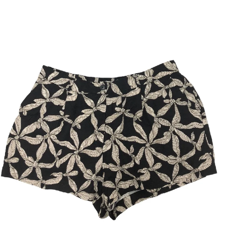 Black & Cream Shorts Loft, Size 18